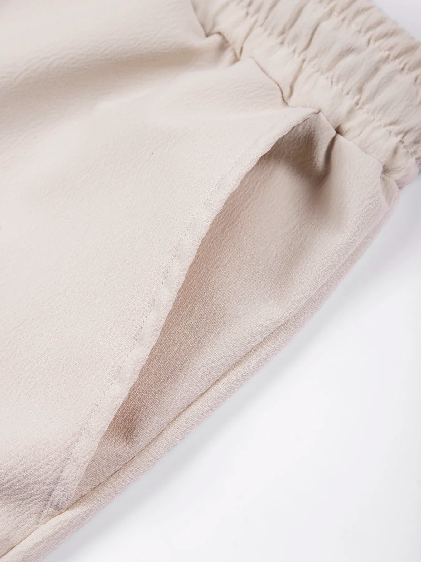 Men's Cotton Linen Casual Long Pants Summer Loose Breathable Beach Pants Solid Color Drawstring Elastic Waist Male Trousers