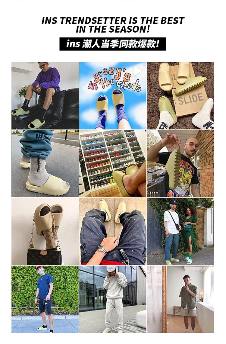 Quality Mens Slippers 4cm High Summer Sandals Male Female Men's Sandals 2025 The New Household Use EVA Women's Woman Indoor