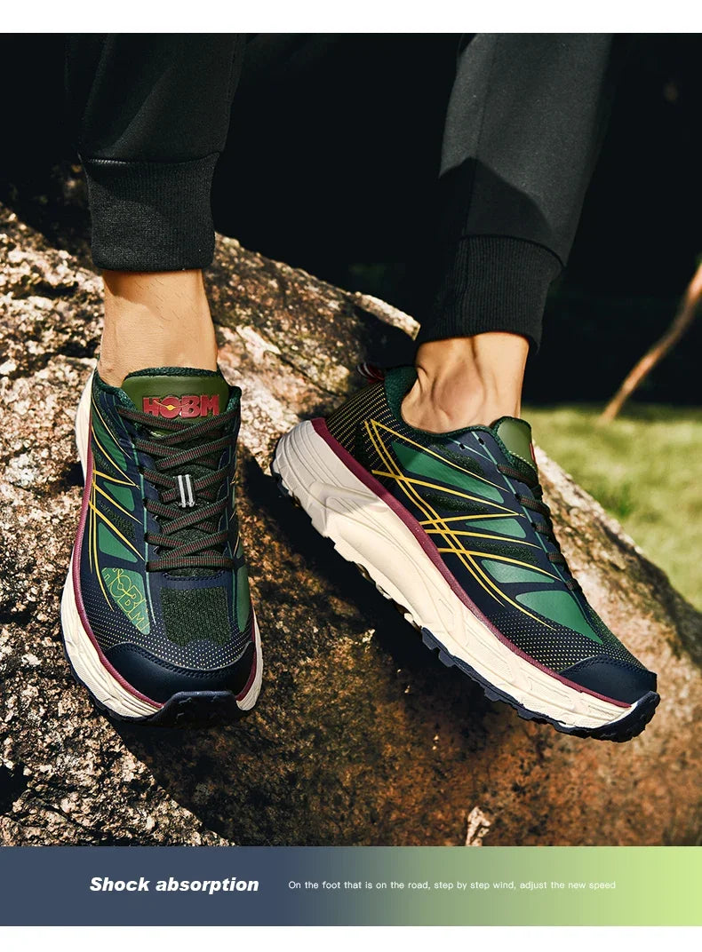 2025 Marathon Air Cushion Men Sports Running Shoes Breathable Lightweight Women Comfortable Athletic Training Climbing Sneakers