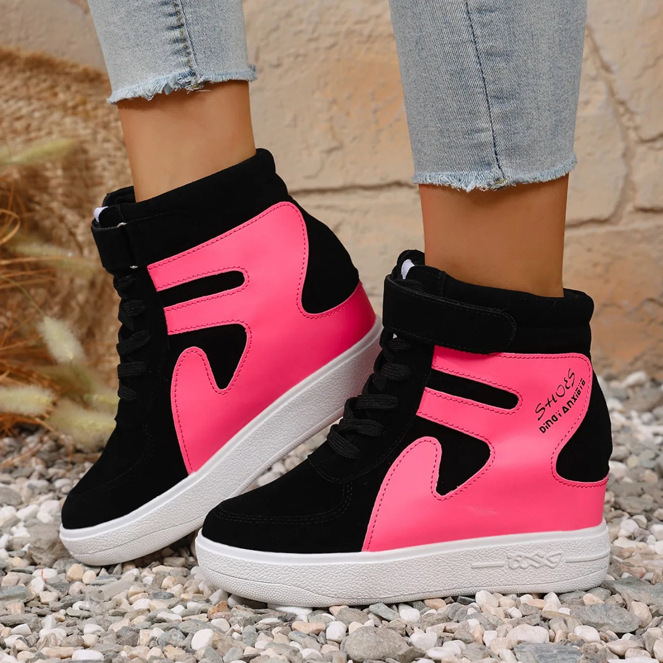 Women Sneakers 2025 New Korean Fashion Shoes Thick Bottom Increased Inner Heel Sneakers Women Casual Designer Shoes for Women