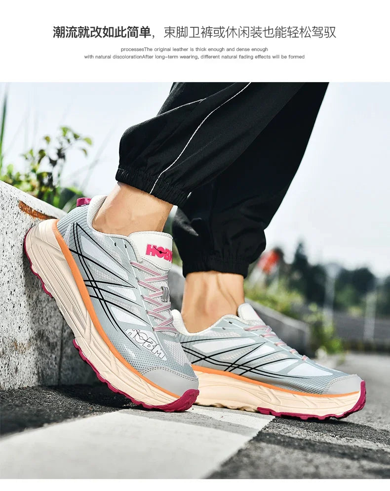 2025 Marathon Air Cushion Men Sports Running Shoes Breathable Lightweight Women Comfortable Athletic Training Climbing Sneakers