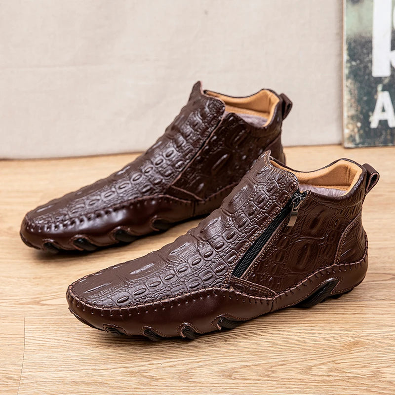 Genuine Leather Shoes For Man Spring Summner Big Size Shoes High Quality Designer Formal Shoes Casual Shoes Fashion Business