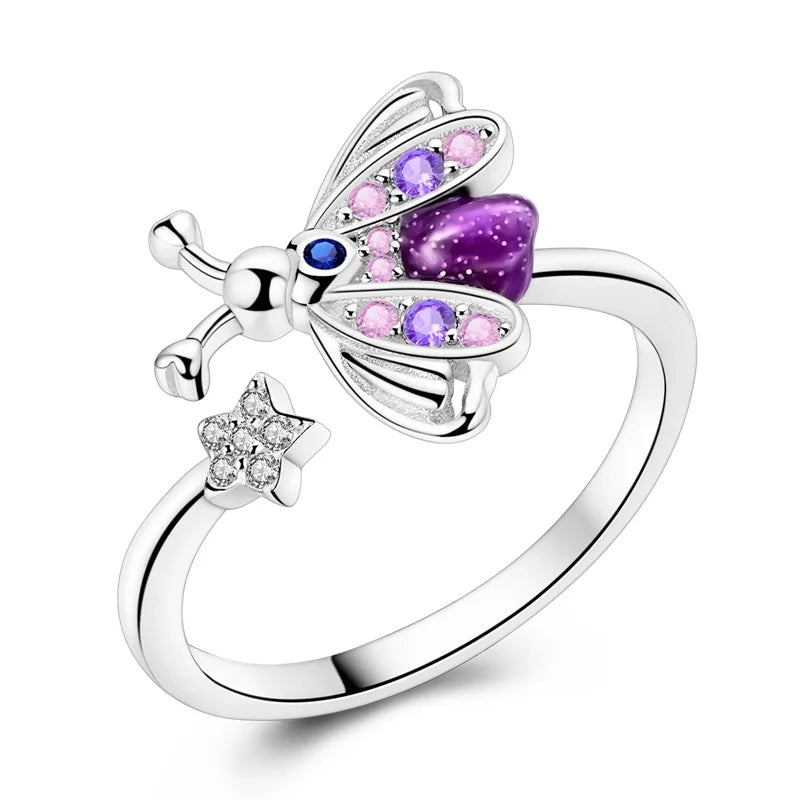 Hot Sale Night Glow Firefly Charm Beads For 3mm 925 Original Bracelet Women 925 Silver Pendant Bead DIY Jewelry Gift