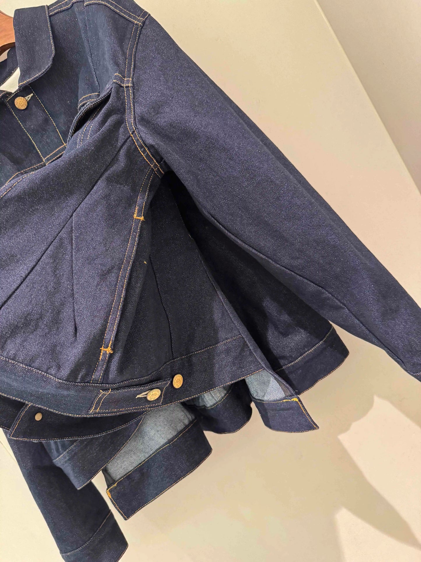 2025fw spring autumn new women's luxury high quality denim jacket female casual cowboy loose coat overcoat 2 color tutu