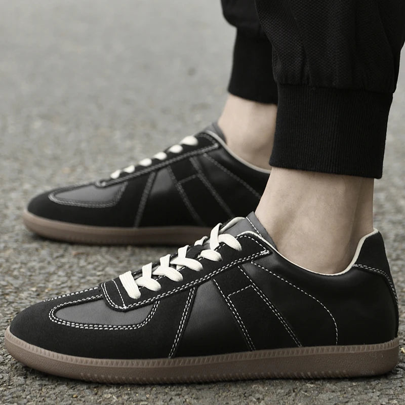 Genuine Leather Men's Casual Shoes Non Slip Male Walking Sneakers Comfortabel Tenis Masculino New Leisure Walk Outdoor Footwear