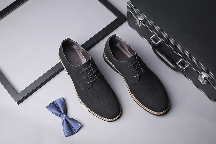 Men Matte Leisure Shoes Retro Floral Pattern Men Dress Shoes Fashion Lace-Up Flats High Quality Business Men Party Wedding 2025