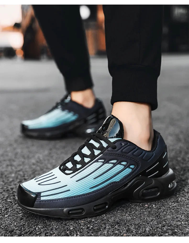 2024 New Spring Large Size Couple Air Cushion Sports Shoes Student Running Shoes Men Casual Trendy Sport Shoes Breathable