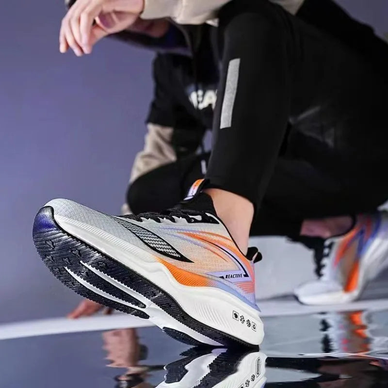 Summer Cross-border Hot Sale Men's Women Sneakers High Quality Breathable Damping Air-cushion Running Shoes Zapatillas Plus 46