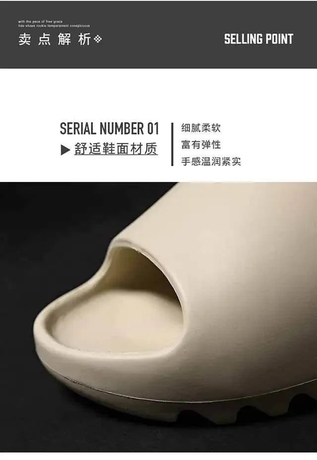 Quality Mens Slippers 4cm High Summer Sandals Male Female Men's Sandals 2025 The New Household Use EVA Women's Woman Indoor