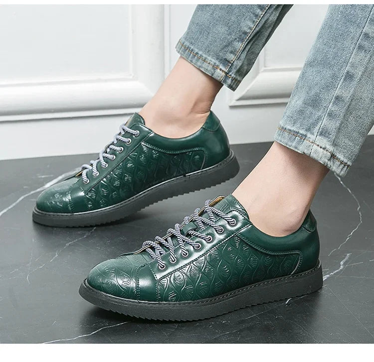 Original Sneakers Replicas Summer Shoes for Men Shoes 2024 Style Men Leather Shoe Natural Cowhide Leather Social Shoe Male Women