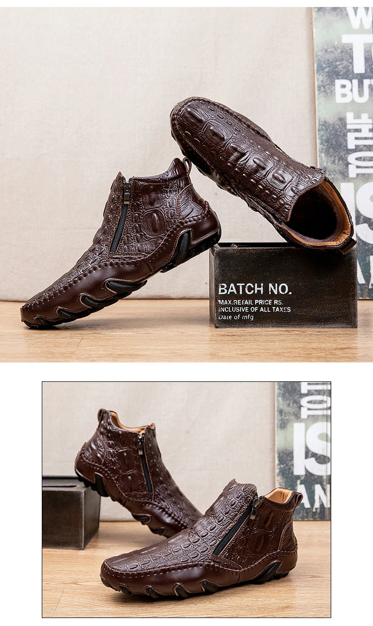 Genuine Leather Shoes For Man Spring Summner Big Size Shoes High Quality Designer Formal Shoes Casual Shoes Fashion Business