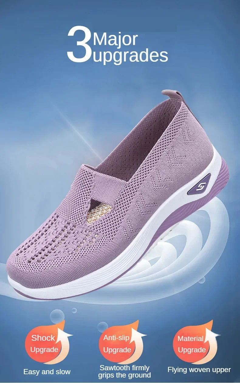 Women's Shoes 2025 Summer Casual Sneakers Breathable Mesh Chunky Sole Affordable Free Shipping