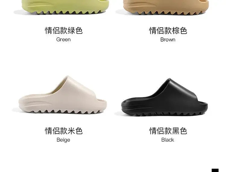 Quality Mens Slippers 4cm High Summer Sandals Male Female Men's Sandals 2025 The New Household Use EVA Women's Woman Indoor