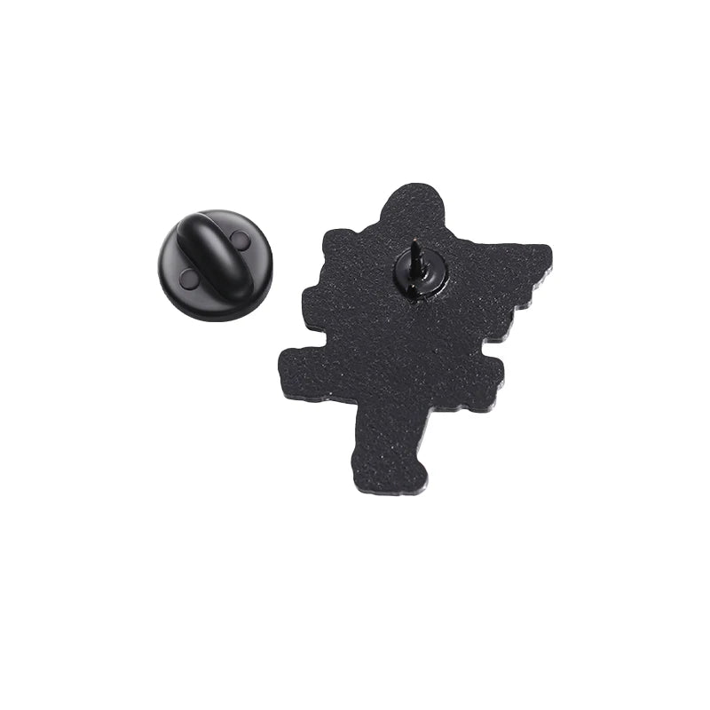 3pcs/sets Hard Enamel Pins Funny Creative Metal Brooches Jewelry Halloween Punk Cartoon Lapel Badge Accessories Gift for Friends