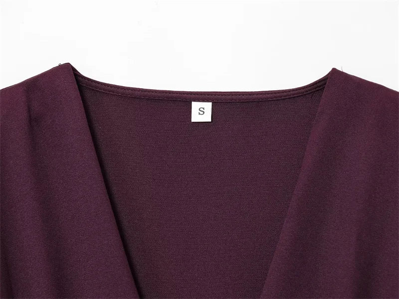 Women's Dress New Fall 2025 Purple Sleeveless Draped Dress Long Dress Elegant Personality Fashion