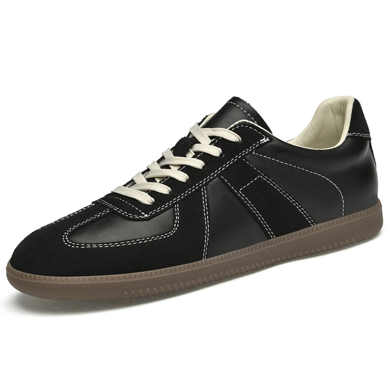 Genuine Leather Men's Casual Shoes Non Slip Male Walking Sneakers Comfortabel Tenis Masculino New Leisure Walk Outdoor Footwear
