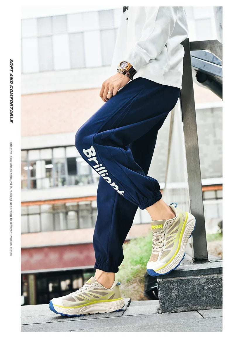 2025 Marathon Air Cushion Men Sports Running Shoes Breathable Lightweight Women Comfortable Athletic Training Climbing Sneakers