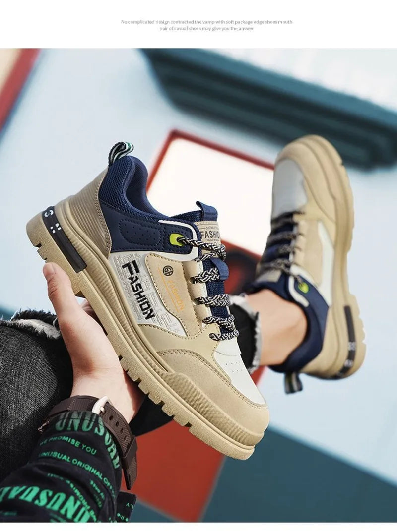 New Sneakers Men Casual Autumn Vulcanized Shoes Male Walking Sport Shoes Outdoor Sneakers Male Sneakers 2025 Zapatos De Hombre