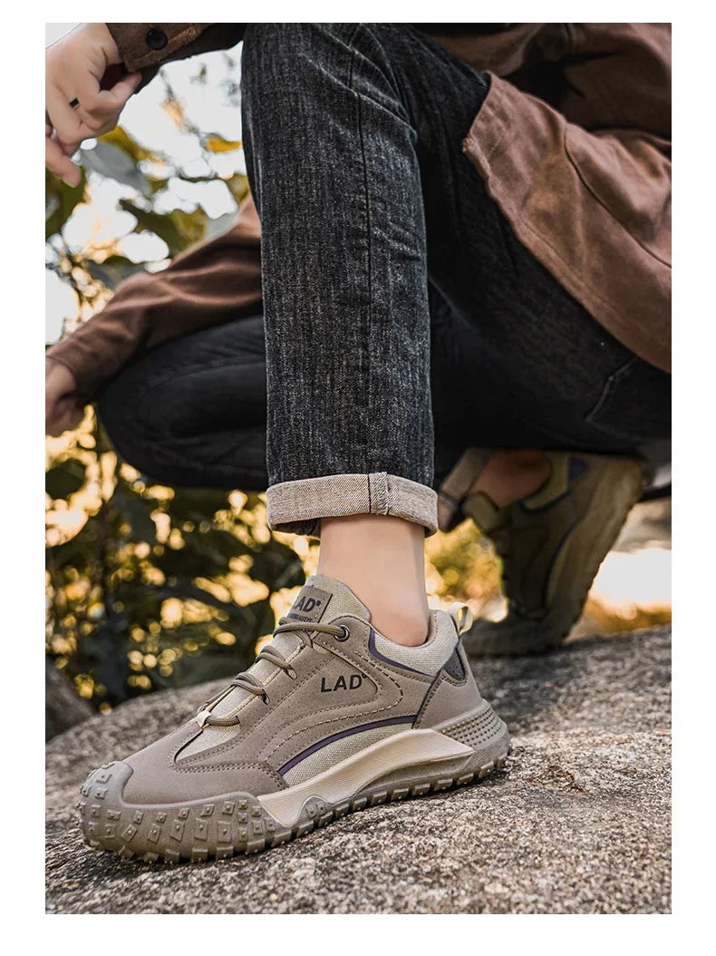 Men's Breathable Mesh Sport Shoes Casual Outdoor Climbing Anti-slip Wear-resistant Workwear Mountain Climbing Shoes Hot Sale Of