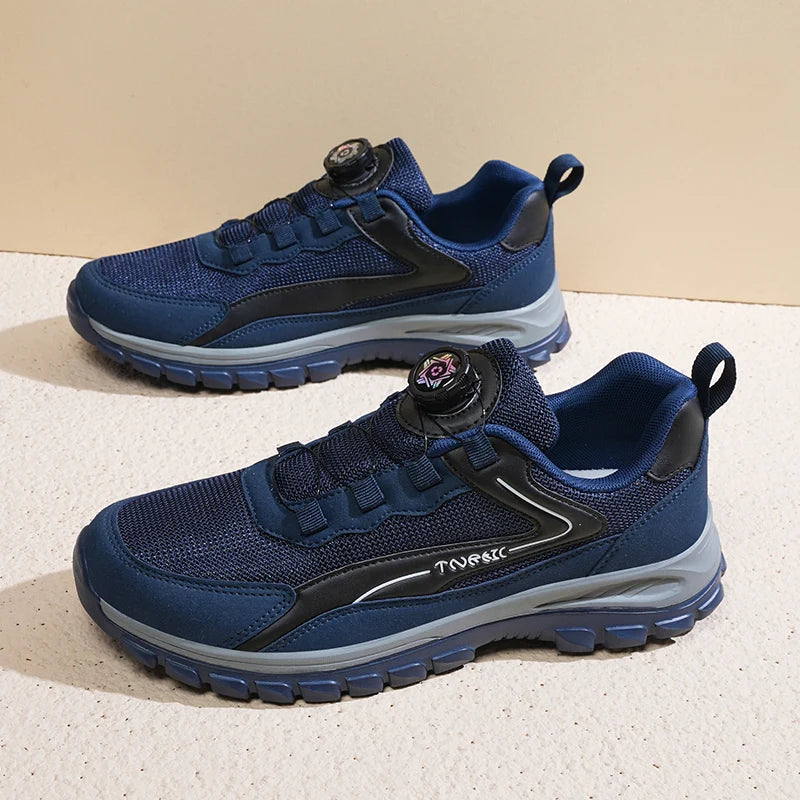 YRZL 2025 Sports Shoes Men Running Sneakers Lightweight Breathable Athletic Anti Slip Shoes Casual Walking Shoes Slip on Size 48