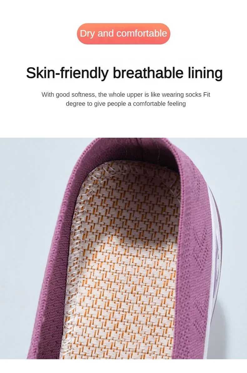 Women's Shoes 2025 Summer Casual Sneakers Breathable Mesh Chunky Sole Affordable Free Shipping
