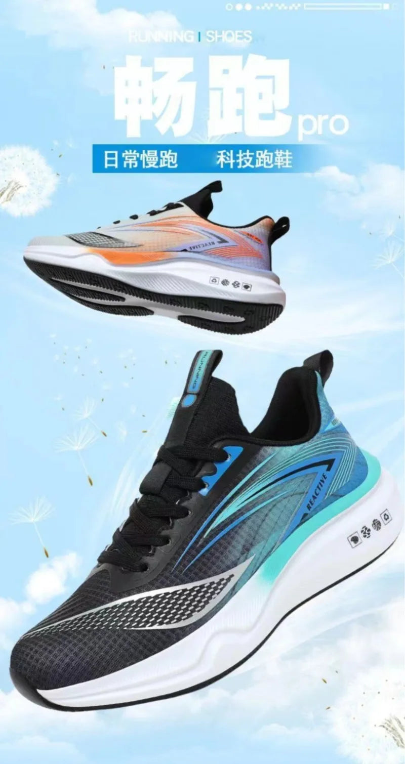 Summer Cross-border Hot Sale Men's Women Sneakers High Quality Breathable Damping Air-cushion Running Shoes Zapatillas Plus 46
