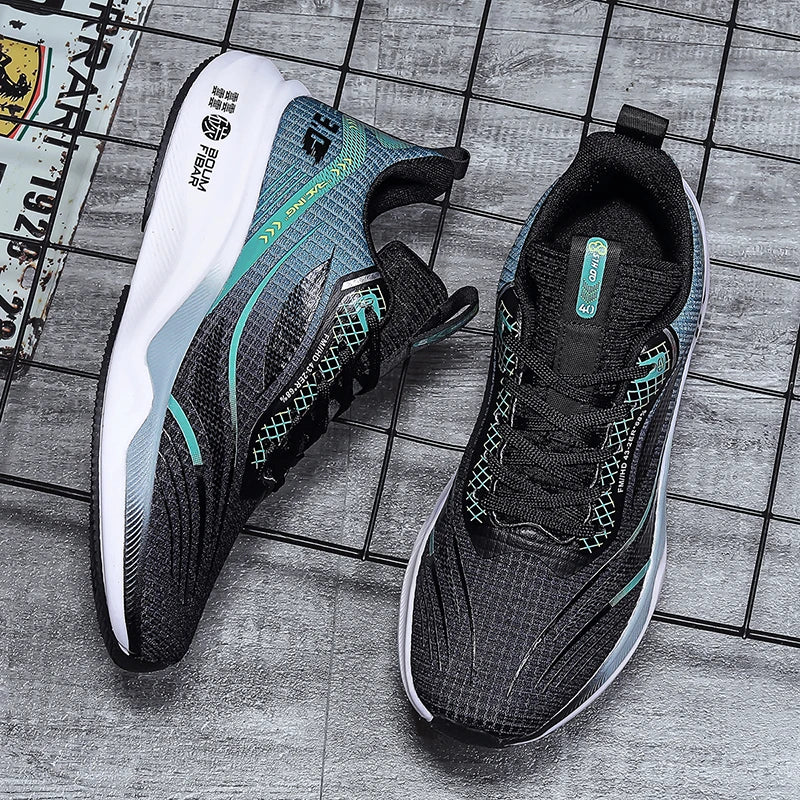 2025 OULYLAN Men Casual Sport Shoes Breathable Lightweight Sneakers Outdoor Mesh Running Shoes Athletic Jogging Walking Shoes