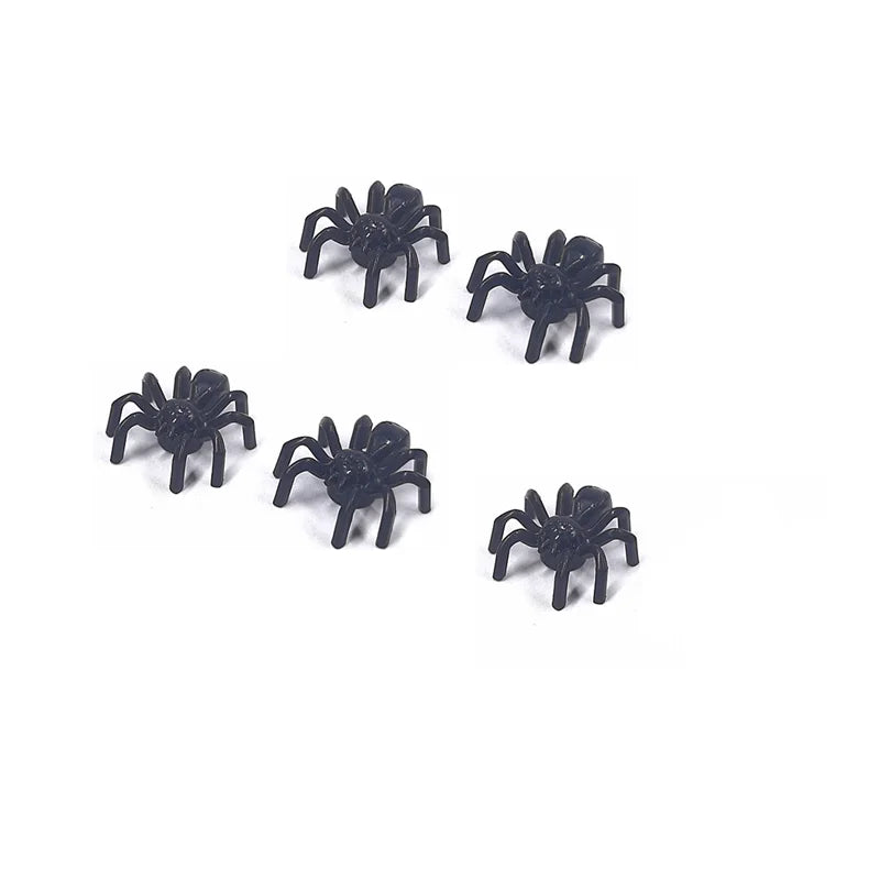 Halloween Parts Spider Web Pumpkin Snake Horror MOC Bricks Building Blocks Toys for Children Christmas Gifts