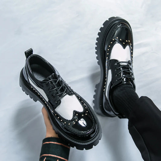 Genuine Leather Shoes For Man Spring Summner Big Size Shoes High Quality Designer Formal Shoes Casual Shoes Fashion Business