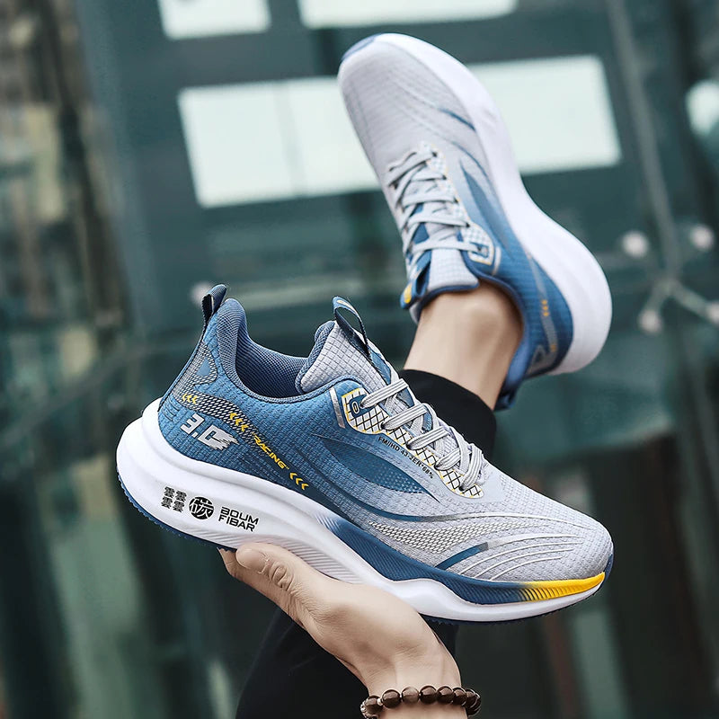 2025 OULYLAN Men Casual Sport Shoes Breathable Lightweight Sneakers Outdoor Mesh Running Shoes Athletic Jogging Walking Shoes