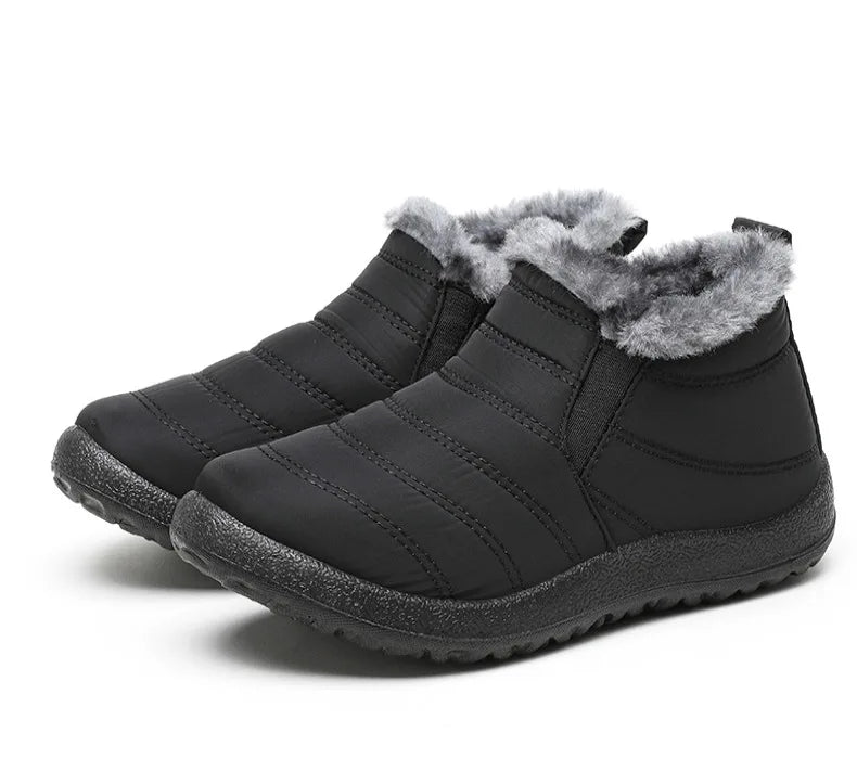 Men's Sneakers Warm Winter Sneakers With Fur Shoes Man Casual Sneaker Slip On Winter Shoes For Men Loafers 2025 Casual Shoes