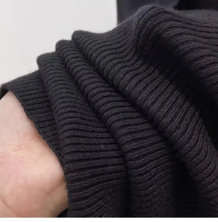 Zjaiss Solid Color O-neck Knitted Pullovers 2025 Women's Autumn Winter New Slim Fit Sweater Soft Warm Simple Base Layer Top