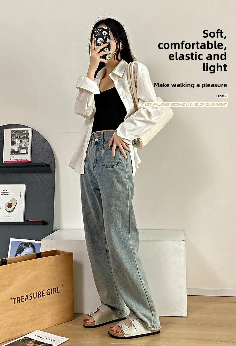 Women's Belted Sandals Roman Style PVC Material Open Toe Metal Decorated Flat Heels Spring Summer Outdoor Wear Fashionable Versa