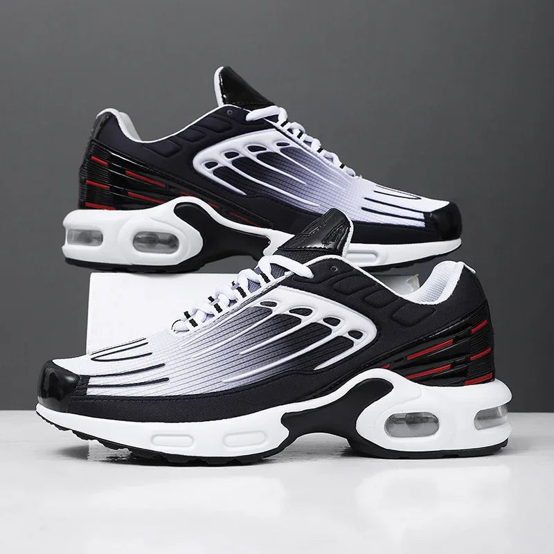 2024 New Spring Large Size Couple Air Cushion Sports Shoes Student Running Shoes Men Casual Trendy Sport Shoes Breathable