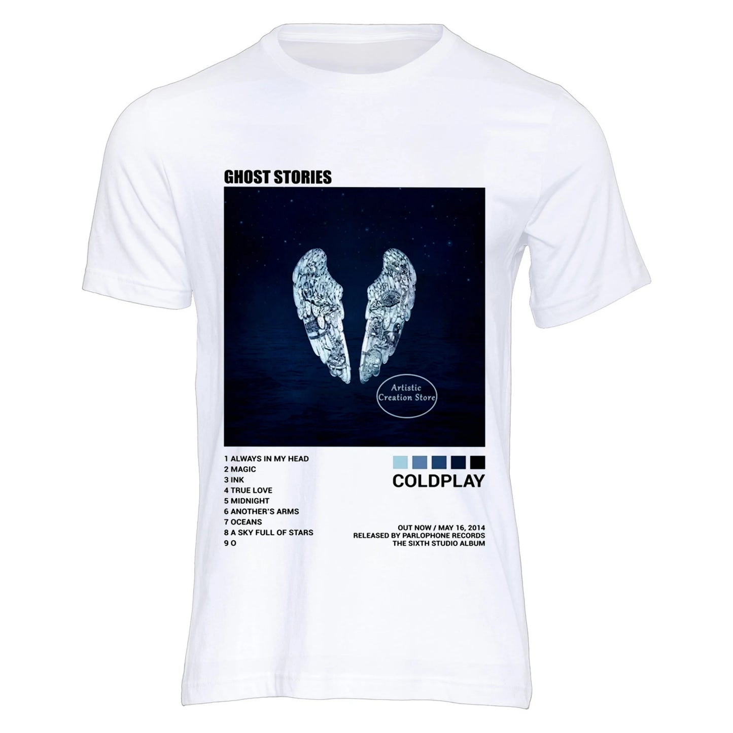 Cold-play Music of The Spheres World Tour 2025 Tshirts Cotton Tees Heavy Mental Fashion Graphic T-shirt Short Sleeve Unisex Tops