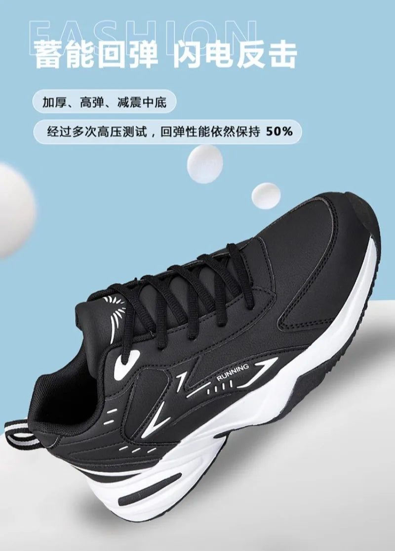 Autumn New Men Microfber Running Shoes Luxury Brand Men Shoes School Student Air-cushion Sneakers Fashion Man Casual Shoes 35-48
