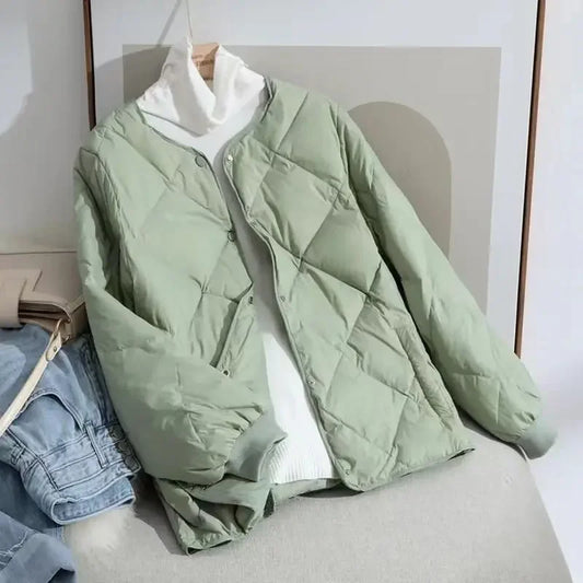 New Autumn Winter Jacket Parkas Warm Quilted Lightweight Women Coat Cotton Padded Jacket Cheap Wholesale Women's Clothing