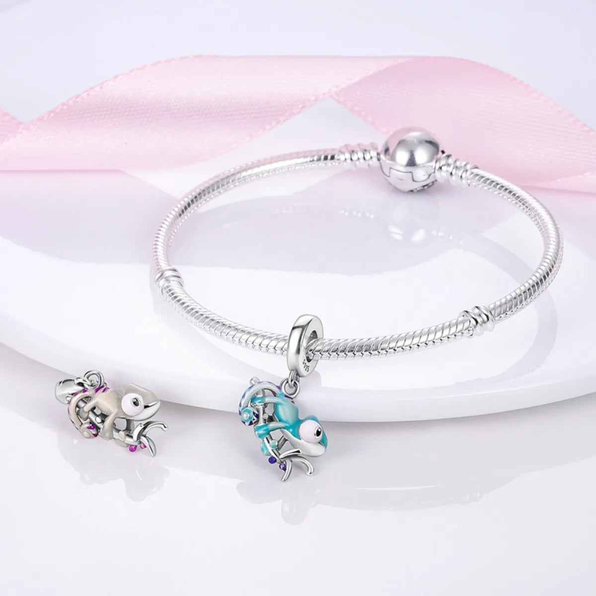 Hot Sale Night Glow Firefly Charm Beads For 3mm 925 Original Bracelet Women 925 Silver Pendant Bead DIY Jewelry Gift