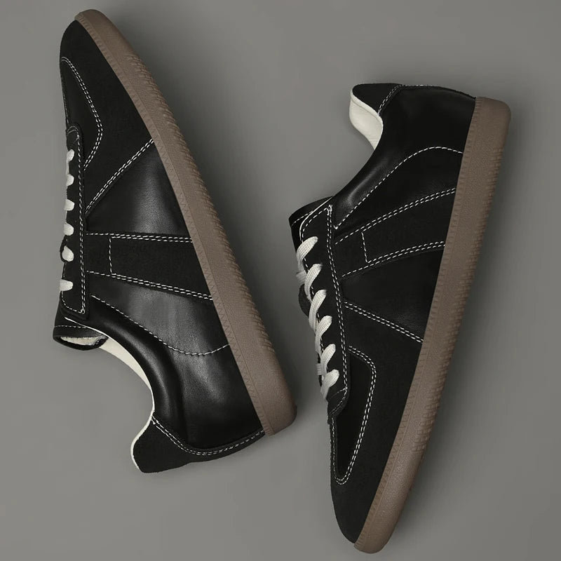 Genuine Leather Men's Casual Shoes Non Slip Male Walking Sneakers Comfortabel Tenis Masculino New Leisure Walk Outdoor Footwear