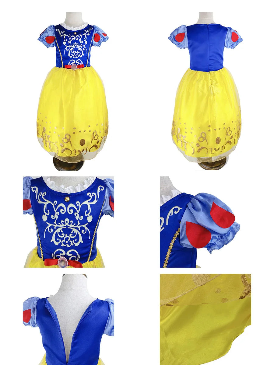 Kids Jasmine Tops and Pants Children Summer Halloween Costume Girls Princess Carnival Dress Up Performance Kids Cosplay Dresses