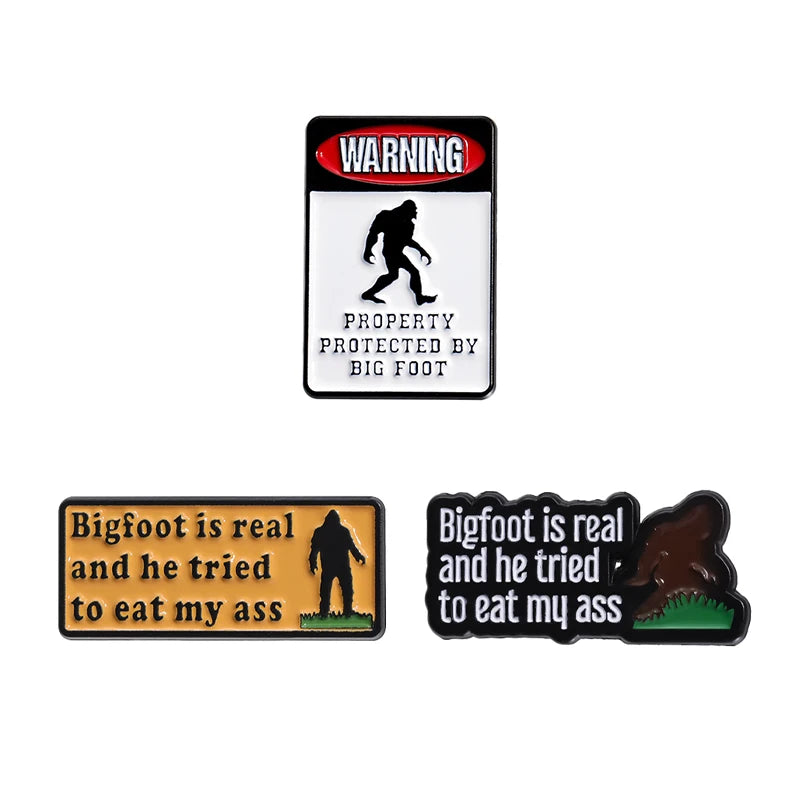 3pcs/sets Hard Enamel Pins Funny Creative Metal Brooches Jewelry Halloween Punk Cartoon Lapel Badge Accessories Gift for Friends