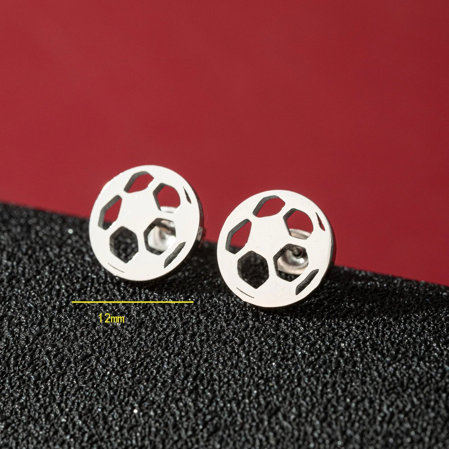 Gothic Halloween Spider Web Asymmetric Earrings For Women Punk Wolf Head Animal Black Color Piercing Ear Surgical Steel Stud
