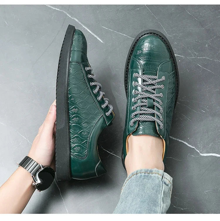 Original Sneakers Replicas Summer Shoes for Men Shoes 2024 Style Men Leather Shoe Natural Cowhide Leather Social Shoe Male Women