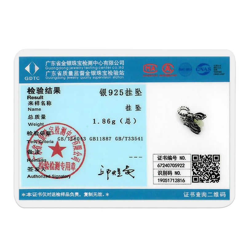 100% 925 Sterling Silver Creative Blue Luminous Firefly Charms Pendants Fit Qikaola 925 Original Bracelets DIY Birthday Jewelry