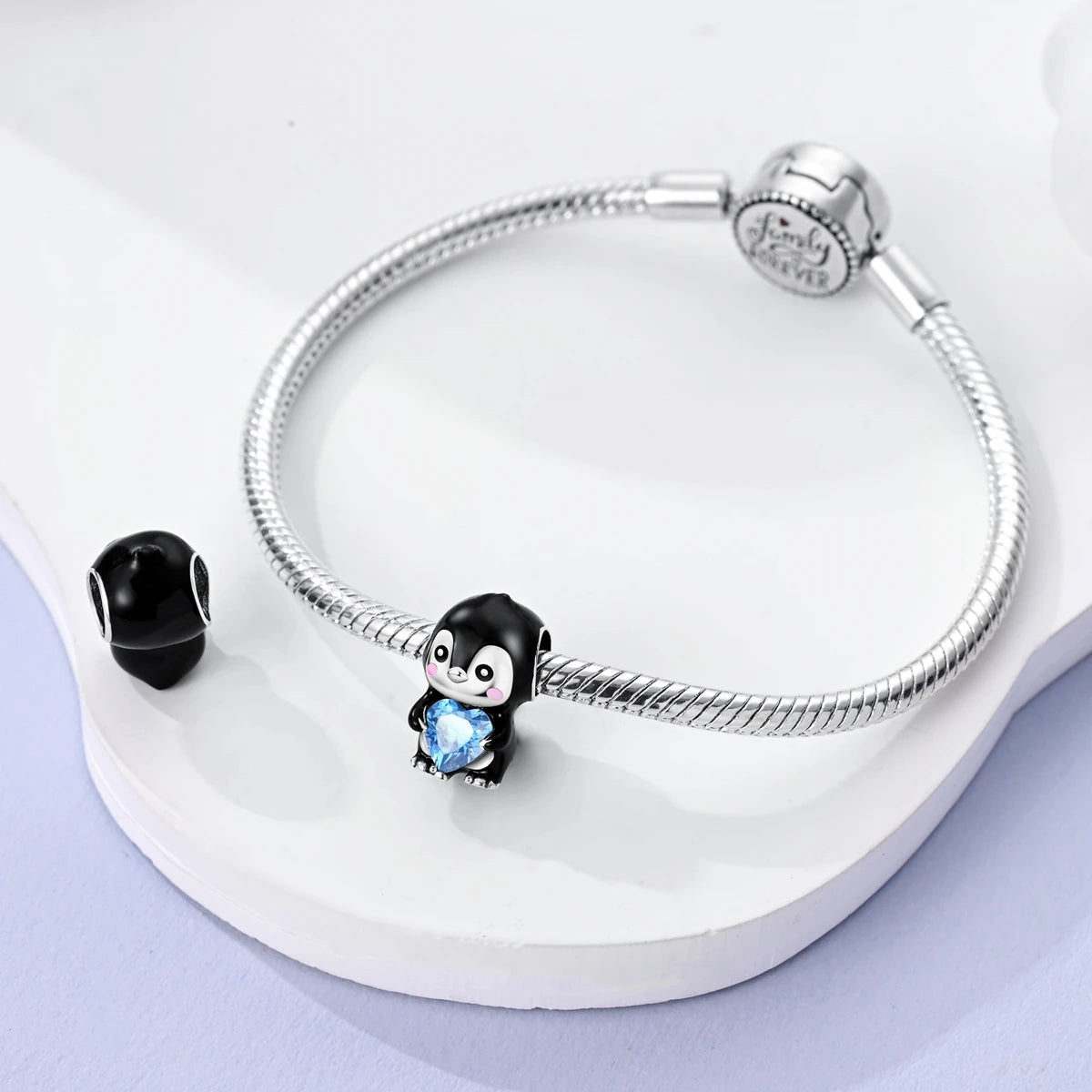 Silver Plated Cute Animals Charms Pendant Lovely Penguin Avocado Dangle Charm Beads Fit Bangle Bracelet Necklace Women Jewelry