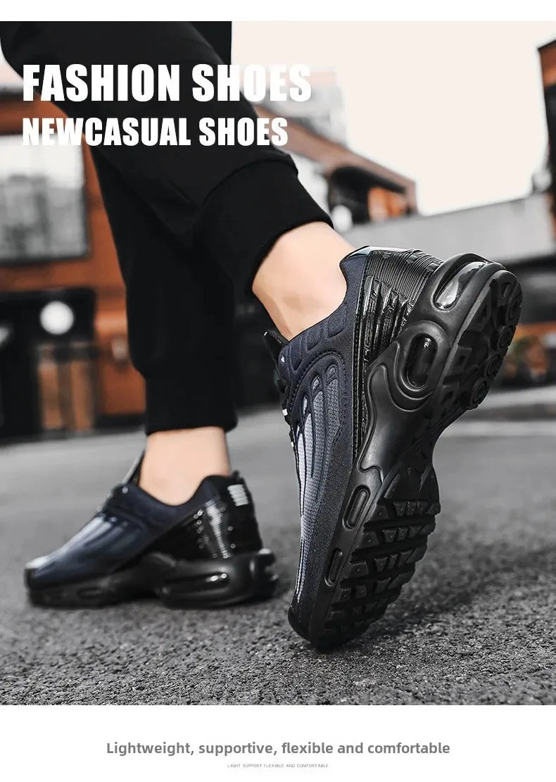 2024 New Spring Large Size Couple Air Cushion Sports Shoes Student Running Shoes Men Casual Trendy Sport Shoes Breathable