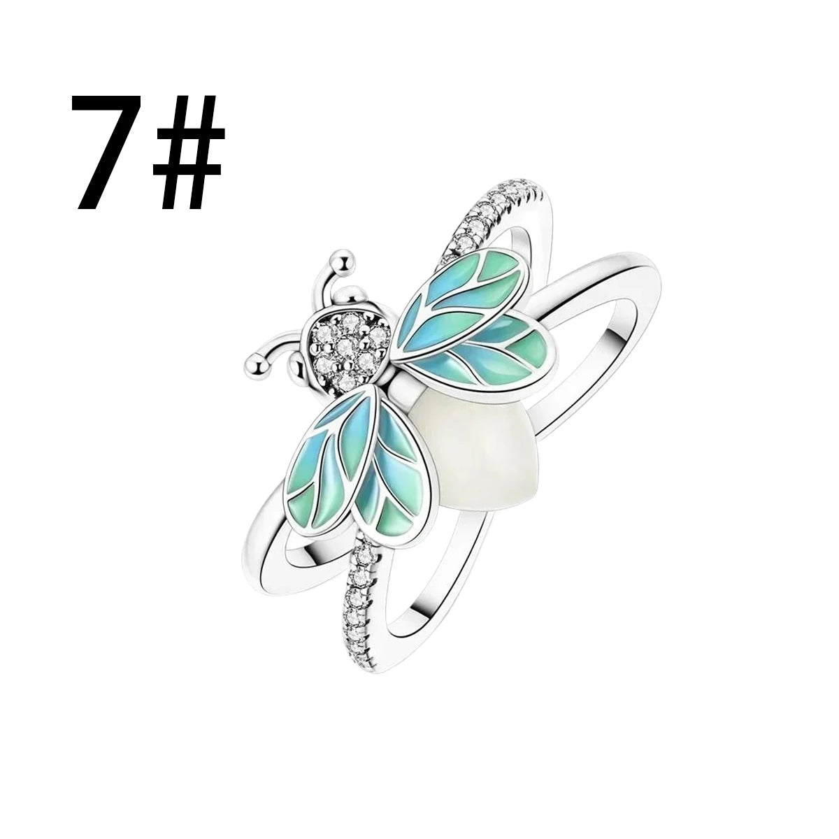 Hot Sale Night Glow Firefly Charm Beads For 3mm 925 Original Bracelet Women 925 Silver Pendant Bead DIY Jewelry Gift