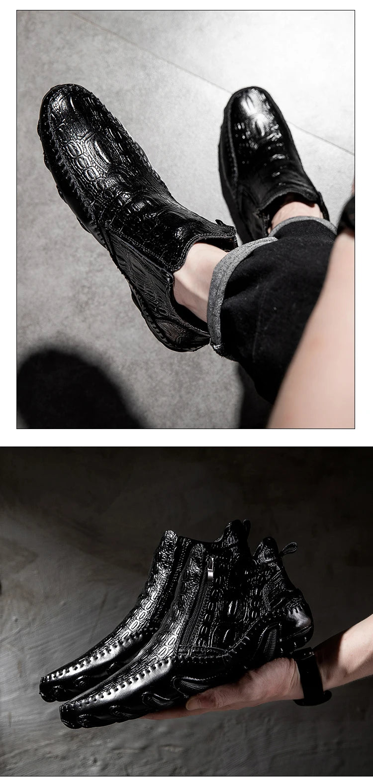 Genuine Leather Shoes For Man Spring Summner Big Size Shoes High Quality Designer Formal Shoes Casual Shoes Fashion Business