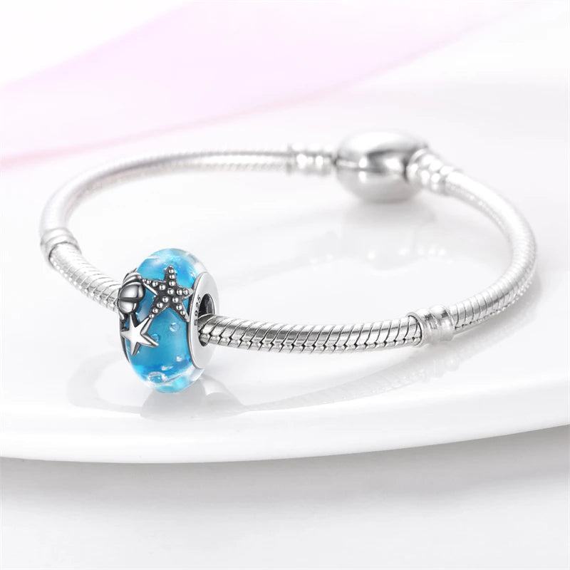 925 Sterling Silver Chameleon Luminous Firefly Butterfly Charms Beads Fit Qikaola 925 Original Bracelets Fine DIY Jewelry Making