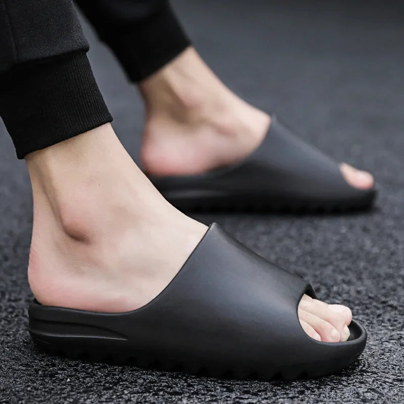 Quality Mens Slippers 4cm High Summer Sandals Male Female Men's Sandals 2025 The New Household Use EVA Women's Woman Indoor